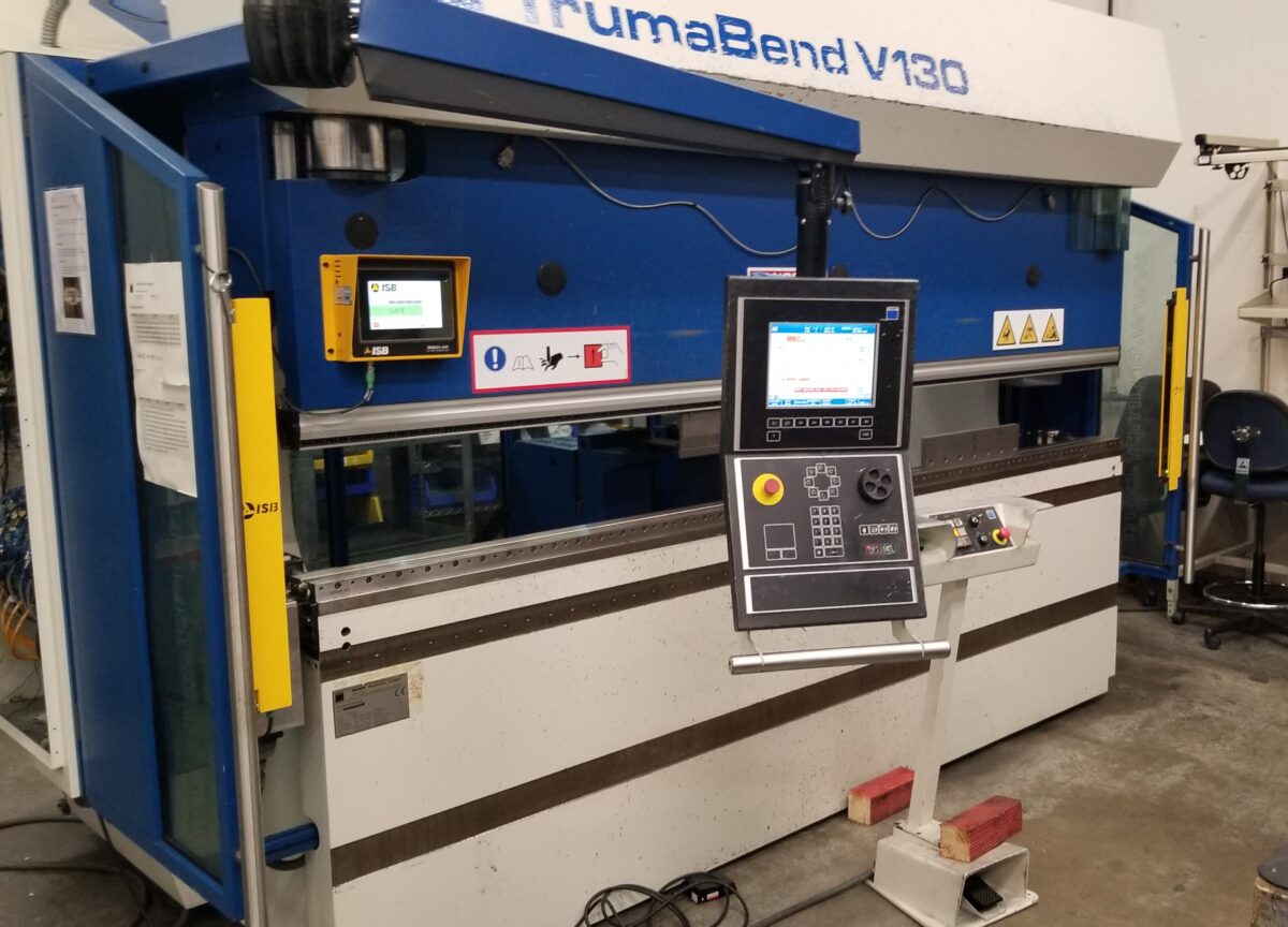ISB Recently Installed Merlin 4000 Press Brake Guarding Packages on Trumpf V Series Machines. ISB