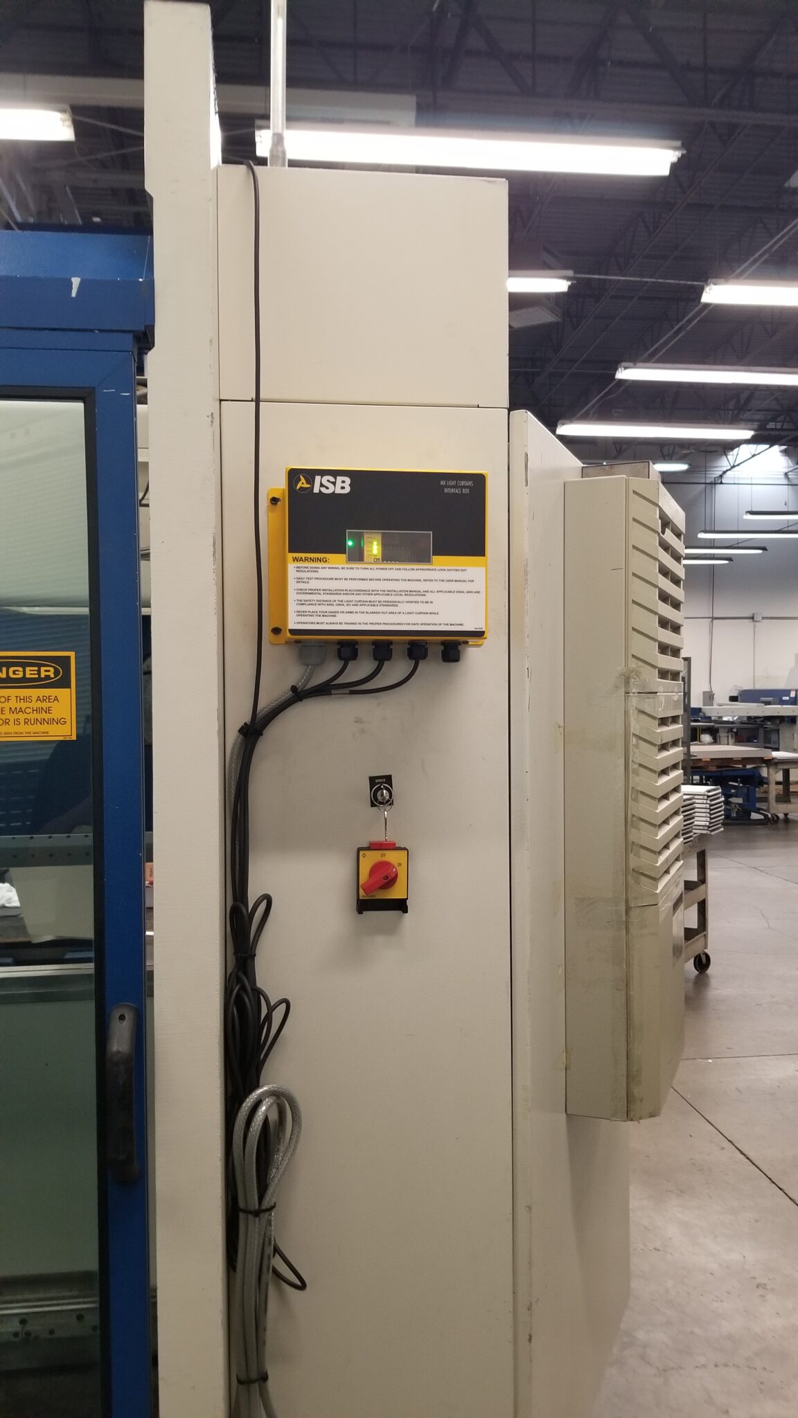 ISB Recently Installed Merlin 4000 Press Brake Guarding Packages on Trumpf V Series Machines. ISB