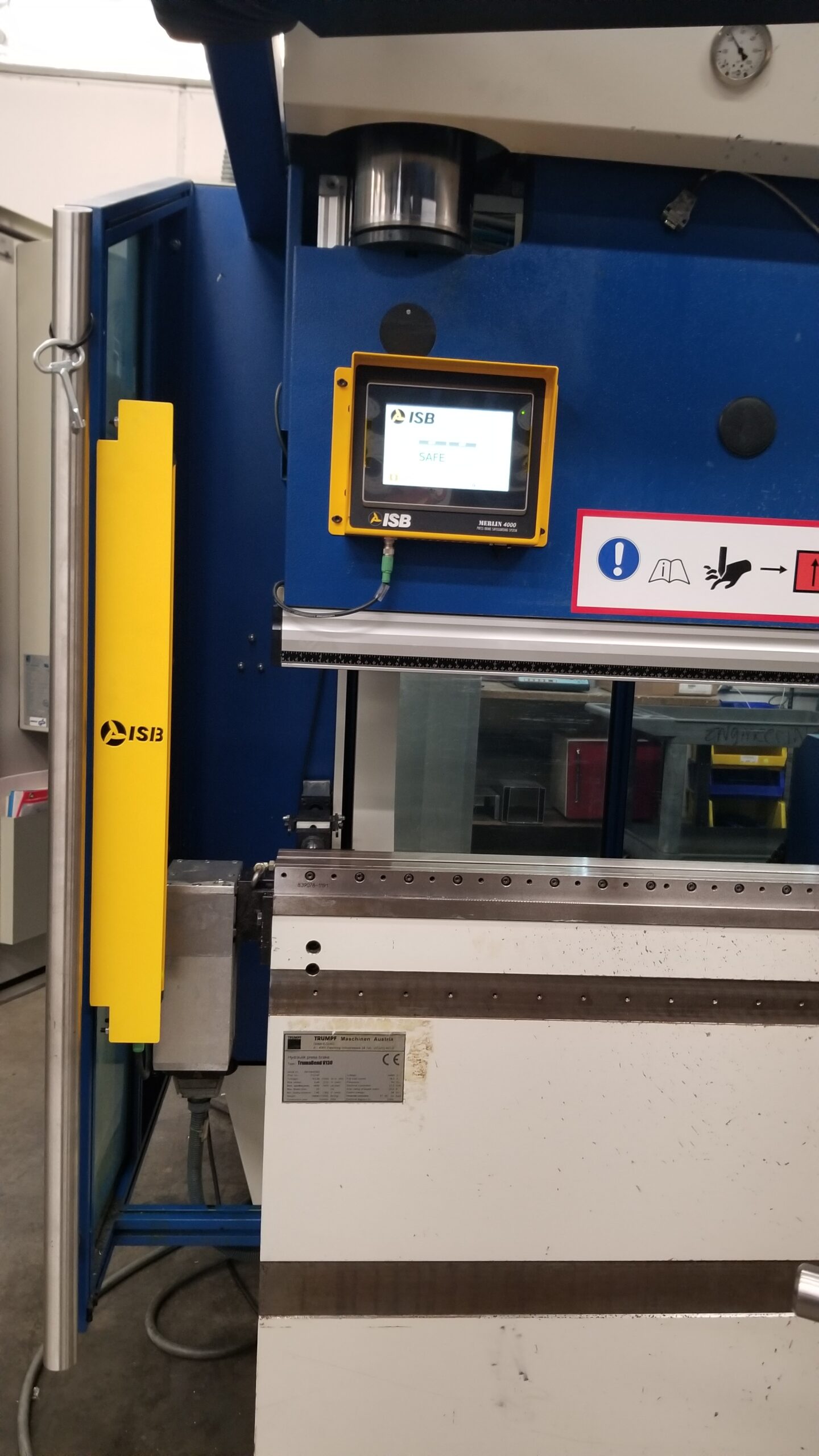 ISB Recently Installed Merlin 4000 Press Brake Guarding Packages on